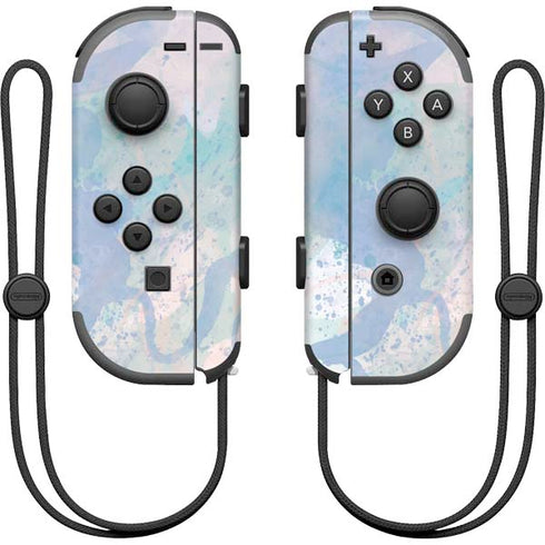 Rose Quartz & Serenity Splatter Nintendo Joy-Con (L/R) Controller Skin