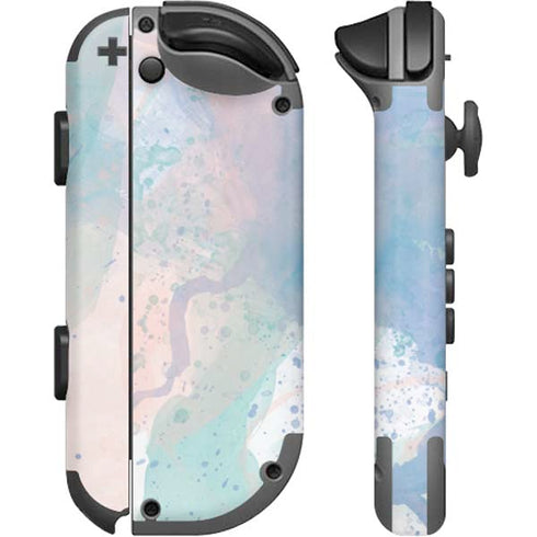 Rose Quartz & Serenity Splatter Nintendo Joy-Con (L/R) Controller Skin
