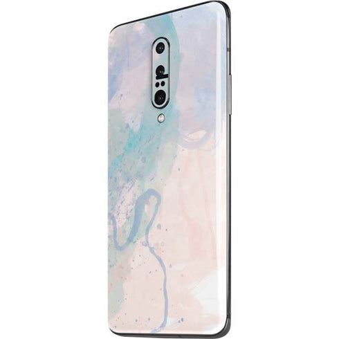 Rose Quartz & Serenity Splatter OnePlus 7 Pro Skin