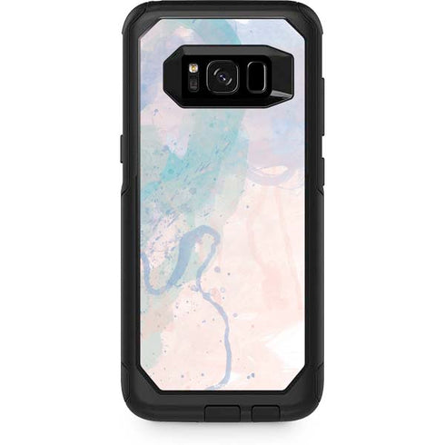 Rose Quartz & Serenity Splatter Otterbox Commuter Galaxy Skin