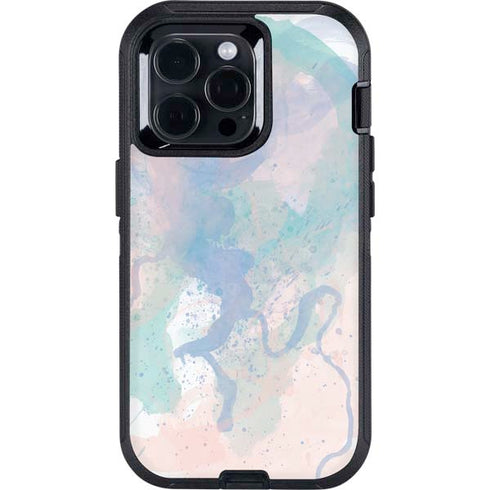 Rose Quartz & Serenity Splatter Otterbox Defender iPhone Skin