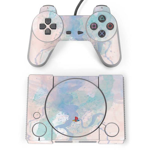 Rose Quartz & Serenity Splatter PlayStation Classic Bundle Skin