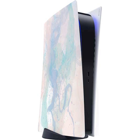 Rose Quartz & Serenity Splatter PS5 Digital Edition Console Skin