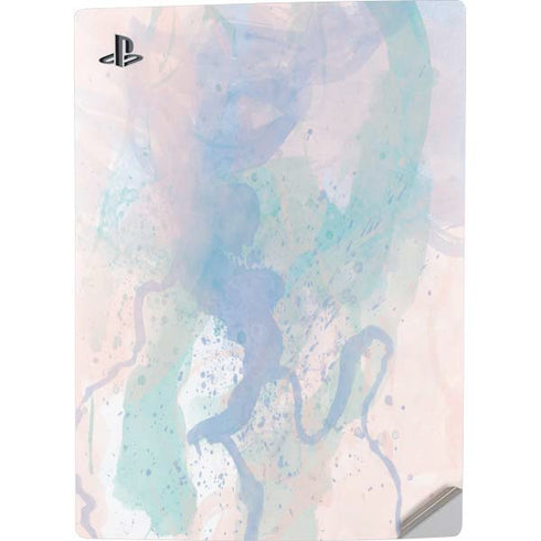 Rose Quartz & Serenity Splatter PS5 Digital Edition Console Skin