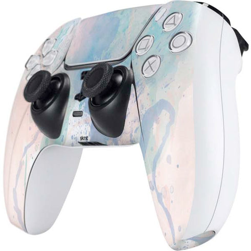 Rose Quartz & Serenity Splatter PS5 Controller Skin