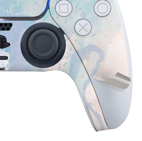 Rose Quartz & Serenity Splatter PS5 Controller Skin