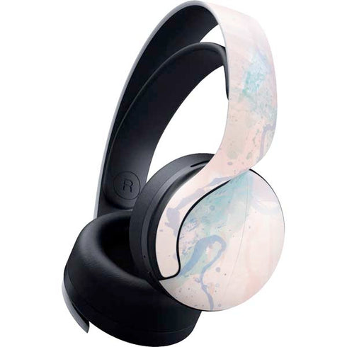 Rose Quartz & Serenity Splatter PULSE 3D Wireless Headset for PS5 Skin