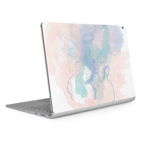 Rose Quartz & Serenity Splatter Surface Book 2 13.5in Skin