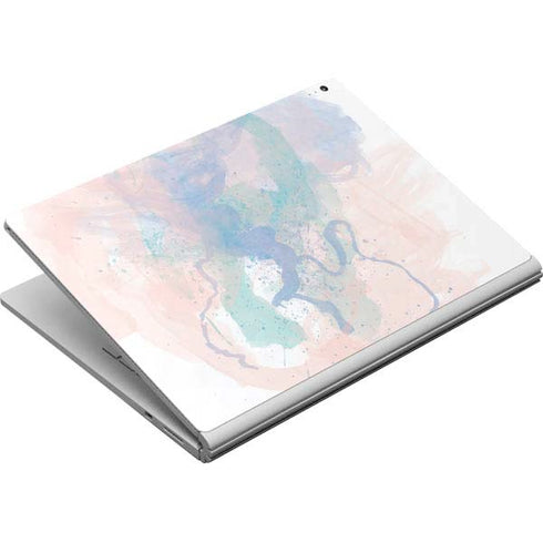 Rose Quartz & Serenity Splatter Surface Book Skin