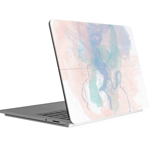 Rose Quartz & Serenity Splatter Surface Laptop Studio Skin