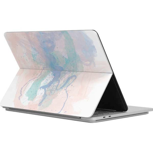 Rose Quartz & Serenity Splatter Surface Laptop Studio Skin