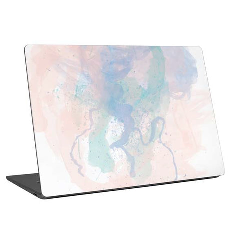 Rose Quartz & Serenity Splatter Universal Laptop 12in (9.8 x 6.8in) Skin