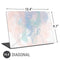 Rose Quartz & Serenity Splatter Universal Laptop 16.6in (13.4 x 9.7in) Skin