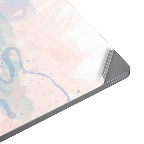 Rose Quartz & Serenity Splatter Universal Laptop 16in (13 x 9.4in) Skin