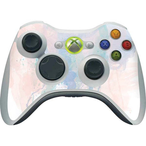 Rose Quartz & Serenity Splatter Xbox 360 Wireless Controller Skin
