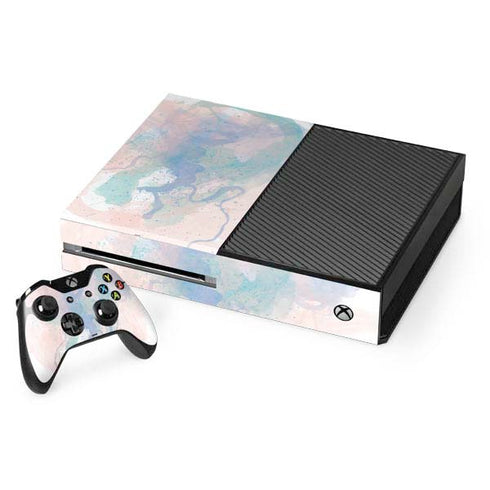 Rose Quartz & Serenity Splatter Xbox One Console and Controller Bundle Skin