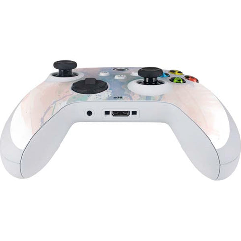Rose Quartz & Serenity Splatter Xbox Series S Controller Skin