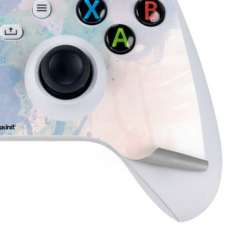Rose Quartz & Serenity Splatter Xbox Series S Controller Skin