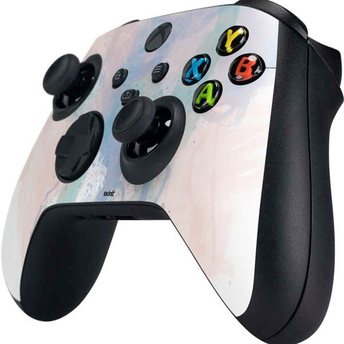 Rose Quartz & Serenity Splatter Xbox Series X Controller Skin