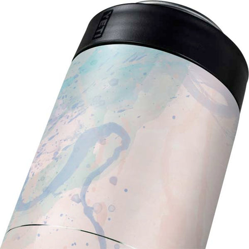 Rose Quartz & Serenity Splatter Yeti Colster Can Insulator Skin