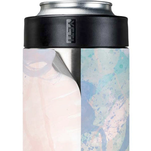 Rose Quartz & Serenity Splatter Yeti Colster Can Insulator Skin