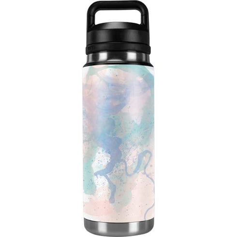 Rose Quartz & Serenity Splatter YETI Rambler 26oz Bottle Skin