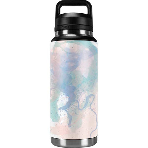 Rose Quartz & Serenity Splatter YETI Rambler 36oz Bottle Skin
