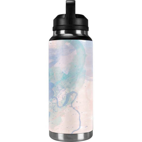 Rose Quartz & Serenity Splatter YETI Rambler 36oz Bottle Skin