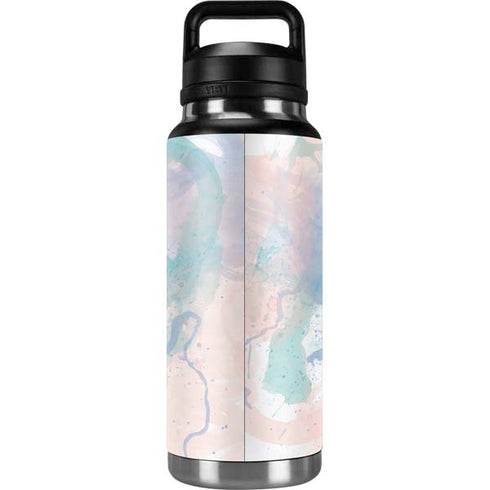 Rose Quartz & Serenity Splatter YETI Rambler 36oz Bottle Skin