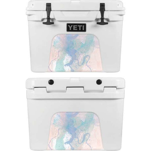 Rose Quartz & Serenity Splatter YETI Tundra 35 Hard Cooler Skin