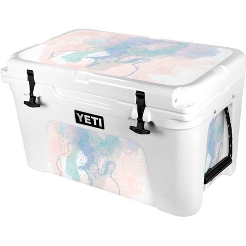 Rose Quartz & Serenity Splatter YETI Tundra 45 Hard Cooler Skin