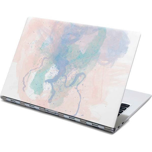Rose Quartz & Serenity Splatter Yoga 910 2-in-1 14in Touch-Screen Skin