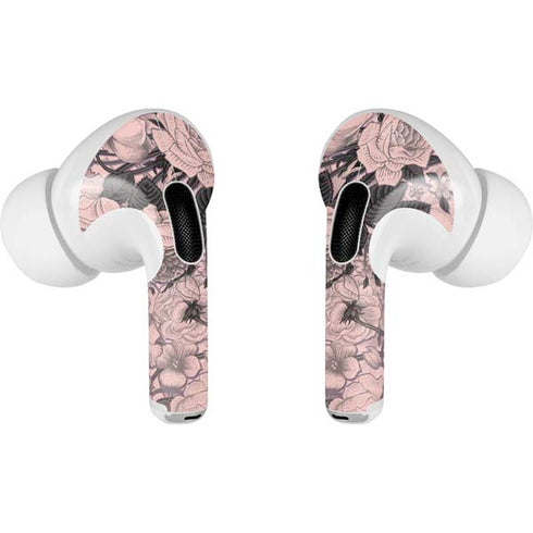 Rose Quartz Floral AirPods Pro 2nd Gen Skin