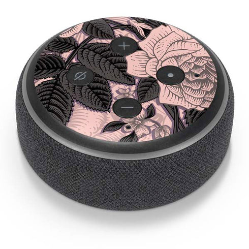 Rose Quartz Floral Amazon Echo Dot Skin