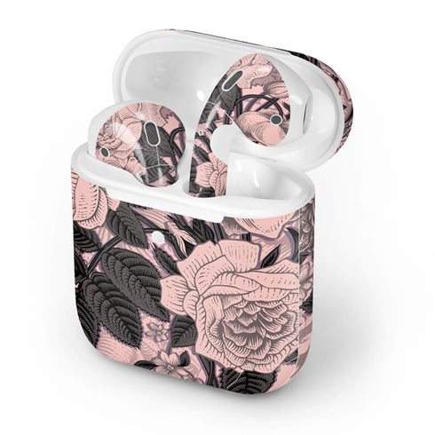 Rose Quartz Floral Apple AirPods 2 Skin