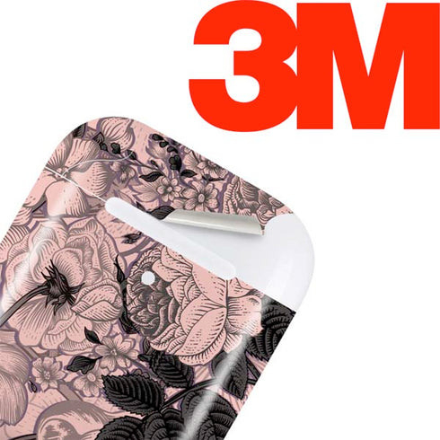 Rose Quartz Floral Apple AirPods Skin