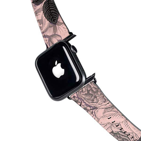 Rose Quartz Floral Apple Watch Band 38-40mm