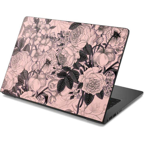 Rose Quartz Floral Dell Chromebook Skin