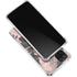 Rose Quartz Floral Galaxy A12 Clear Case