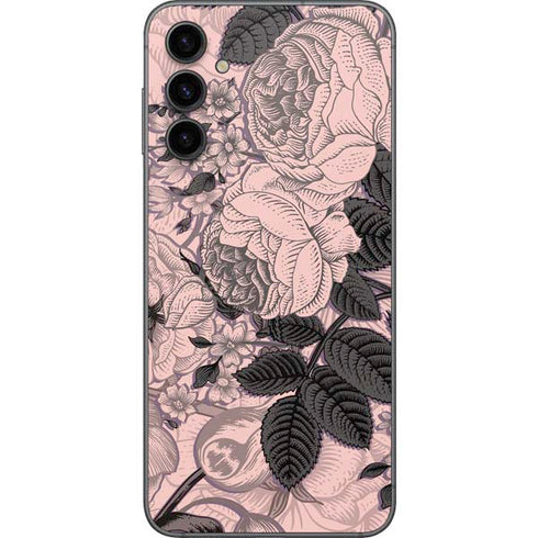 Rose Quartz Floral Galaxy A14 5G Skin