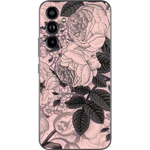 Rose Quartz Floral Galaxy A54 5G Skin