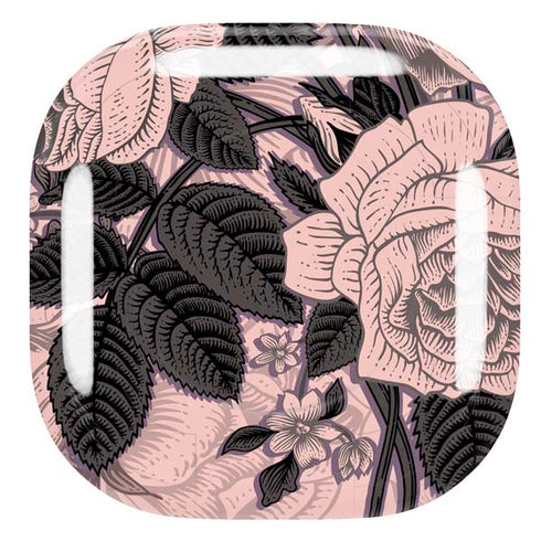 Rose Quartz Floral Galaxy Buds Live Skin