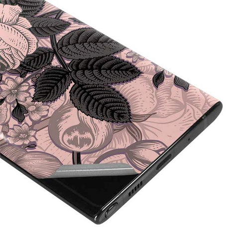 Rose Quartz Floral Galaxy Note 10 Plus Skin