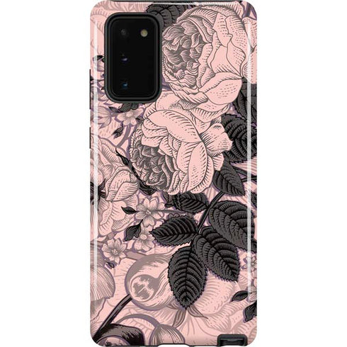 Rose Quartz Floral Galaxy Note20 5G Pro Case