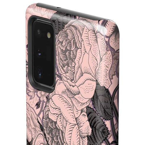 Rose Quartz Floral Galaxy Note20 5G Pro Case