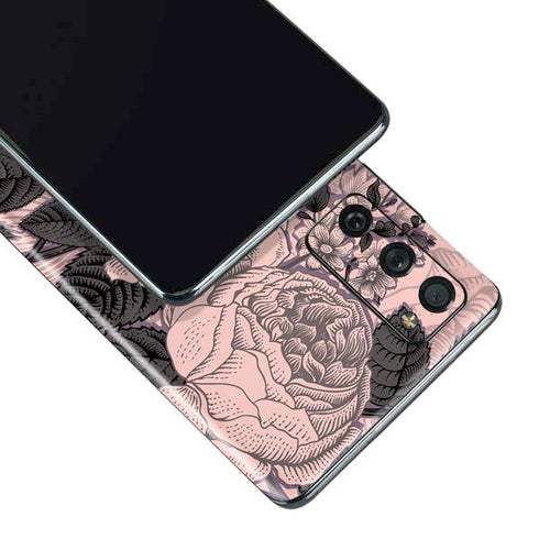 Rose Quartz Floral Galaxy S20 Fan Edition Skin