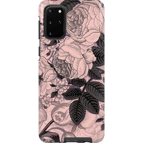 Rose Quartz Floral Galaxy S20 Plus Pro Case
