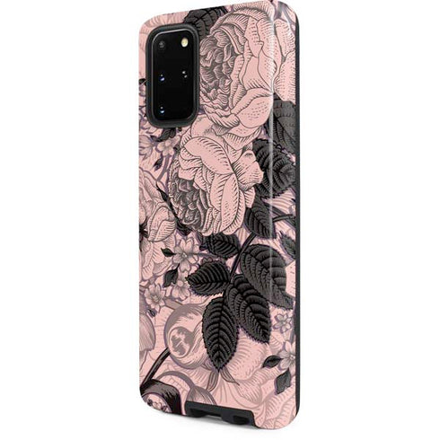 Rose Quartz Floral Galaxy S20 Plus Pro Case
