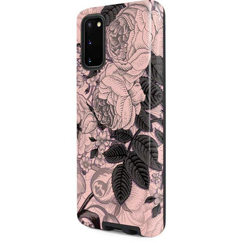 Rose Quartz Floral Galaxy S20 Pro Case