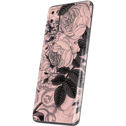Rose Quartz Floral Galaxy S20 Skin